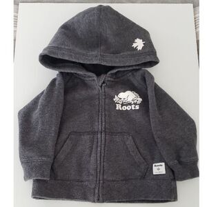 BabyRoots Gray Hoodie Size‎ M 6-12M Casual Cozy Soft Canada Athletic